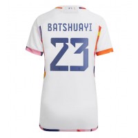 Billiga Belgien Michy Batshuayi #23 Borta fotbollskläder Dam VM 2022 Kortärmad